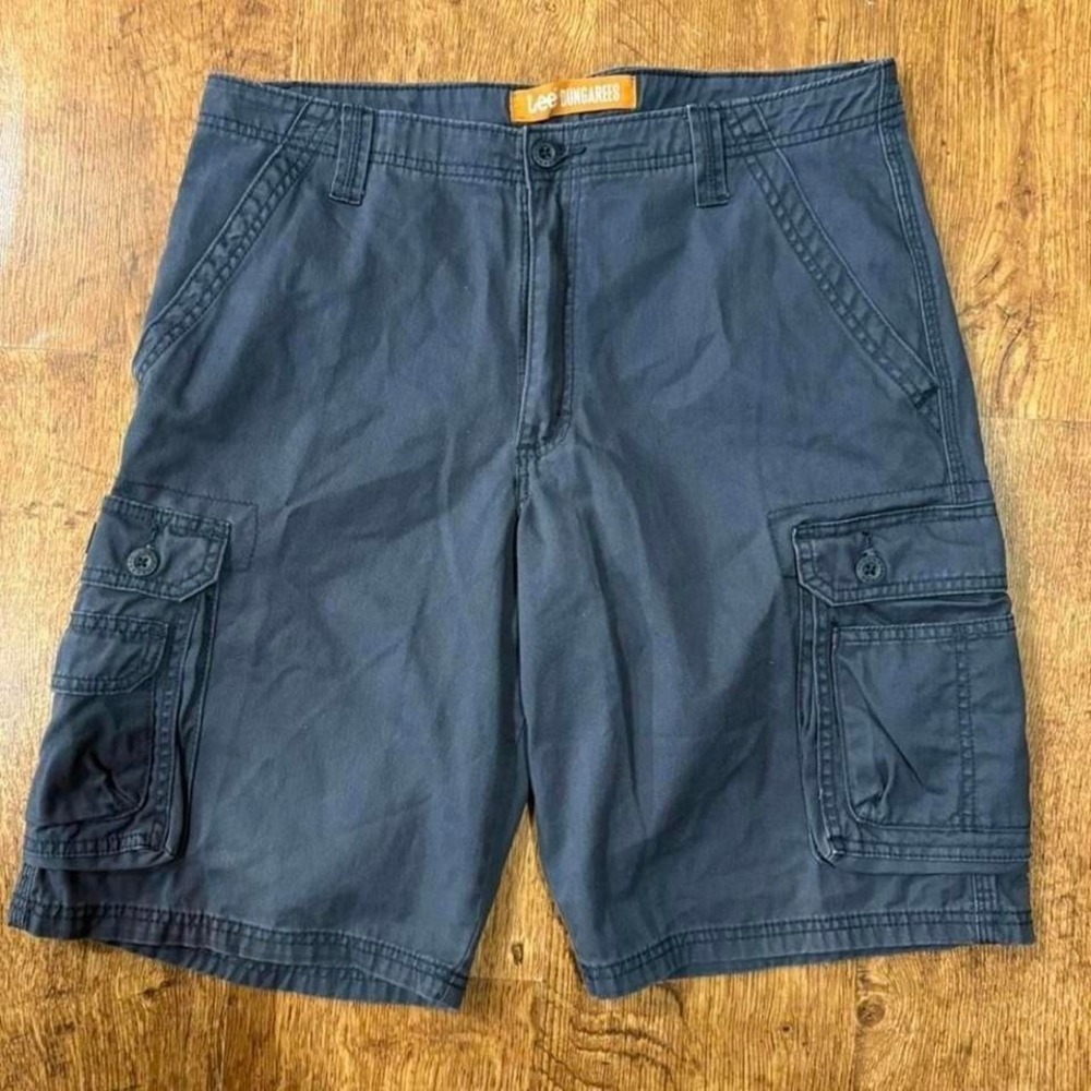 Gorpcore‎ blue cargo shorts by Lee Dungaries